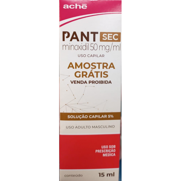 PANT SEC MINOXIDIL 50MG/ML SOLUÇÃO CAPILAR REFIL 15ML